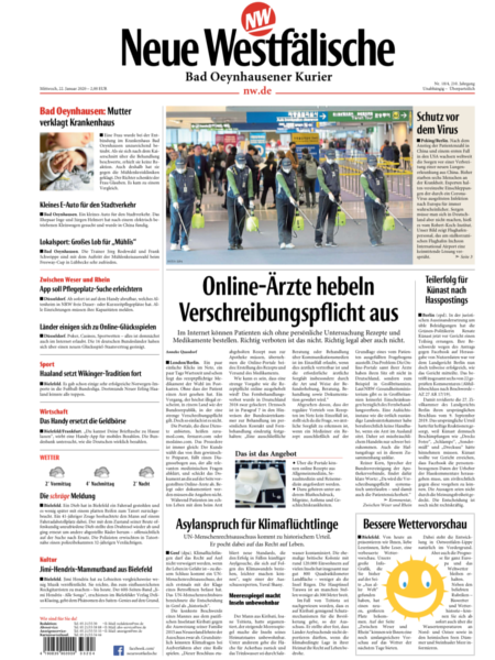 Bad Oeynhausener Kurier gratis probelesen
