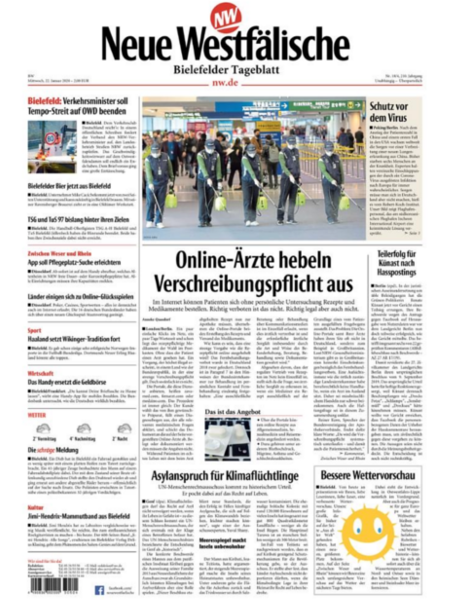 Bielefelder Tageblatt Schloss_Holte gratis probelesen