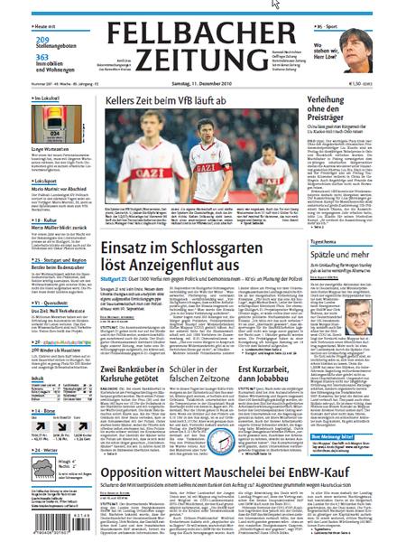 Fellbacher Zeitung gratis probelesen