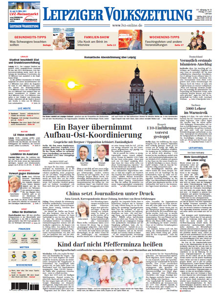 Leipziger Volkszeitung gratis probelesen