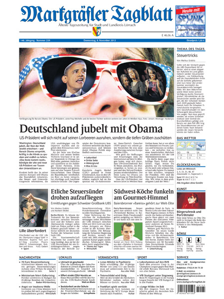 Markgraefler Tagblatt gratis probelesen