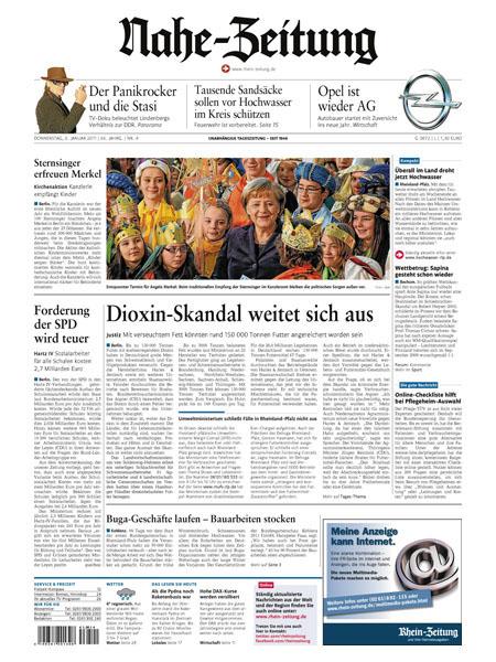 Nahe-Zeitung gratis probelesen