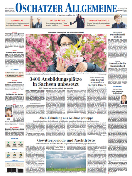 Oschatzer Allgemeine gratis probelesen