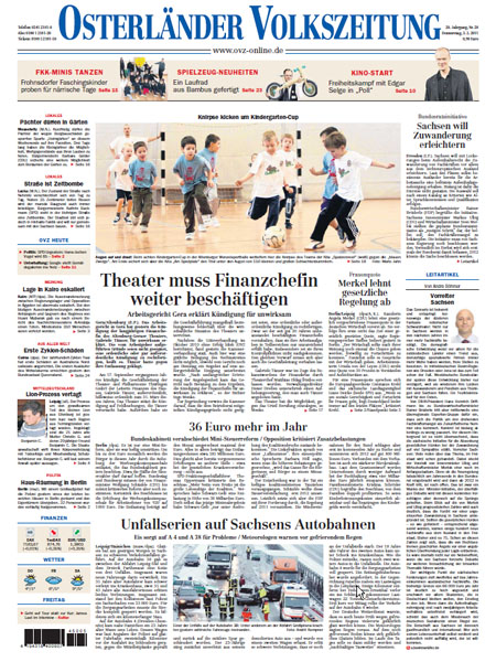 Osterländer Volkszeitung gratis probelesen