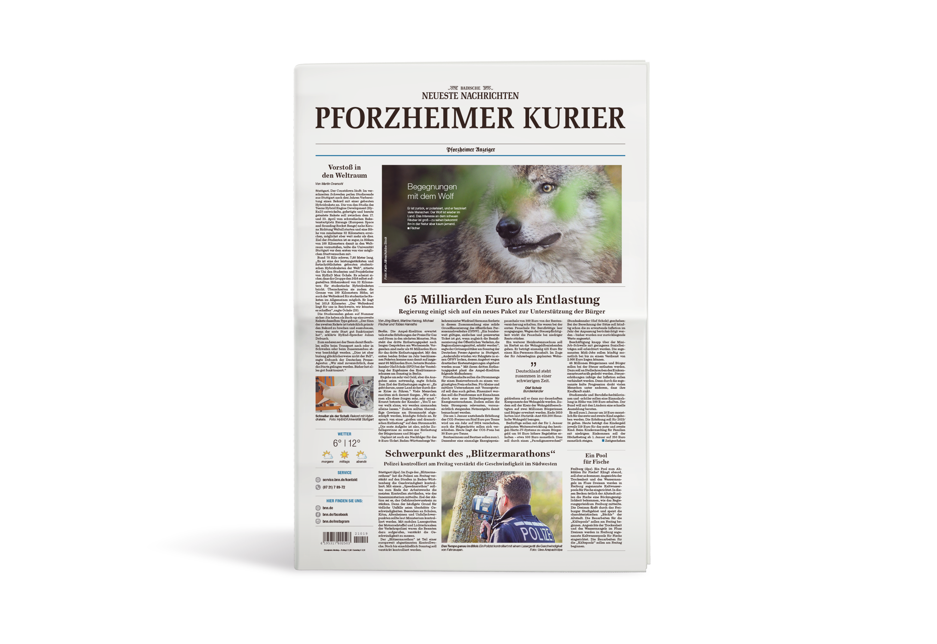 Pforzheimer Kurier gratis probelesen