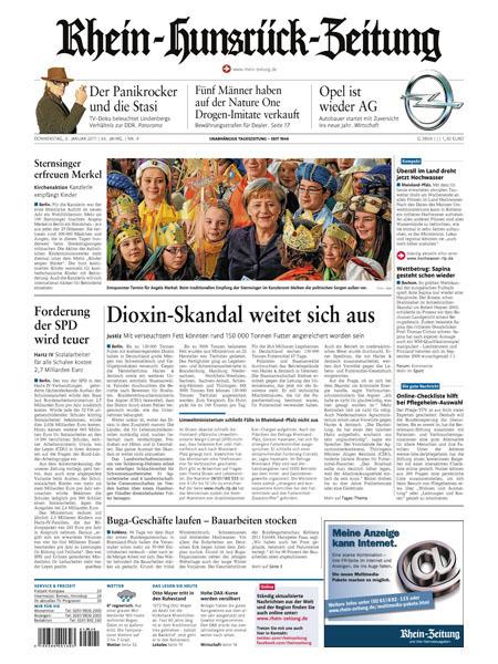 Rhein-Hunsrück-Zeitung gratis probelesen