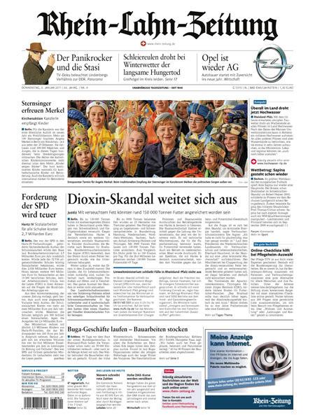 Rhein-Lahn-Zeitung gratis probelesen