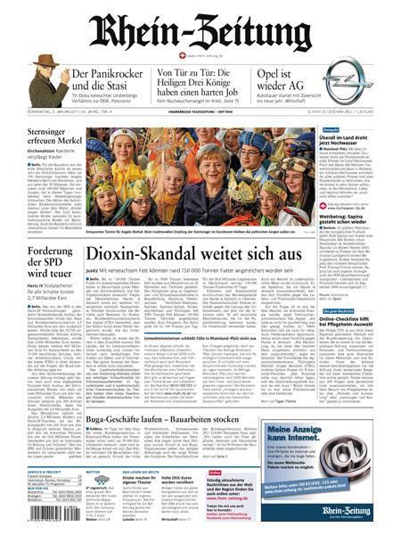 Rhein-Zeitung Region Cochem und Zell gratis probelesen